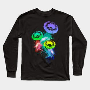 Colorful Donuts - Version 6 Long Sleeve T-Shirt